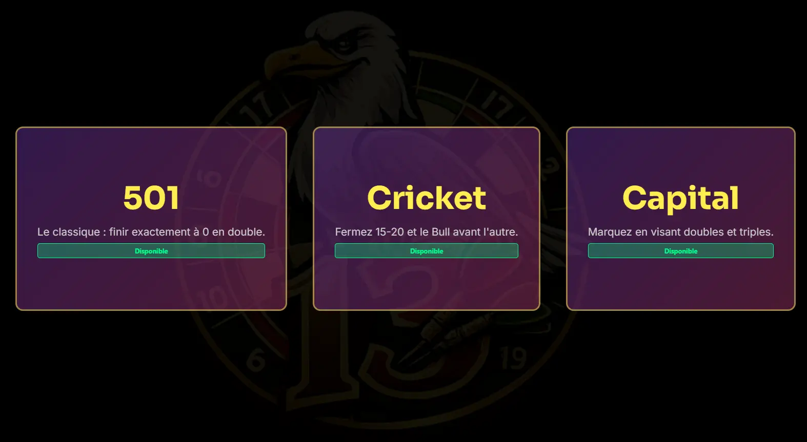 3 jeux de fléchettes adaptés